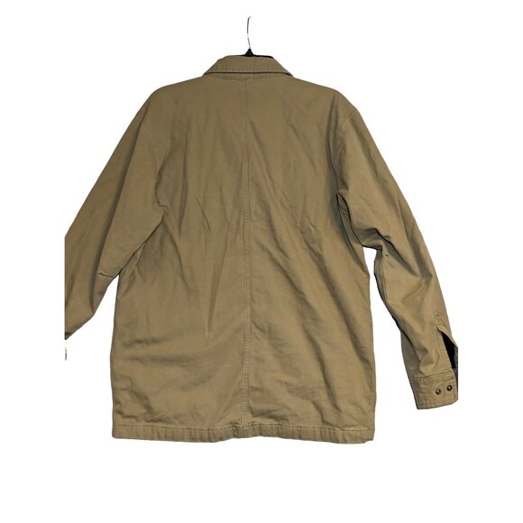 Carhartt Rugged Flex Relaxed Fit Jacket M Khaki Fleece Lined - Picture 6 of 6